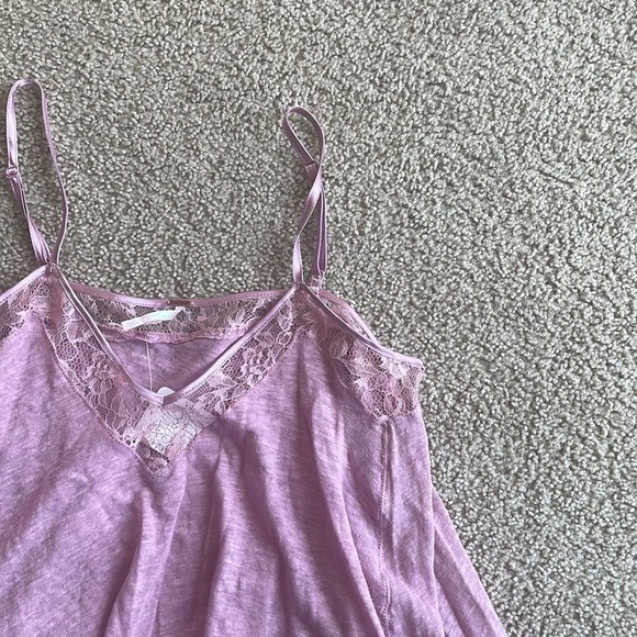 Free people tank top lace inset small - Picture 2 of 3